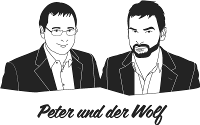 Peter und der Wolf sind MSB Grafik Peter Kowatsch und Wolfgang Lair